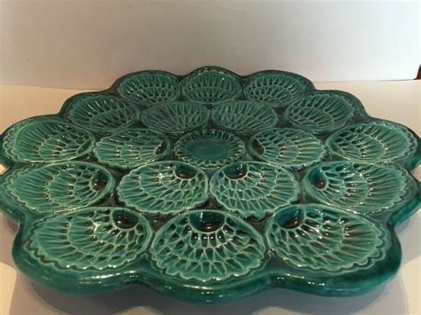 A Marcel Guillot Faience Retro Design Oyster Platter For 18 Catawiki