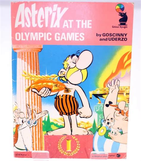 ASTÉRIX AUX JEUX Olympiques version anglaise bande dessinée livre de