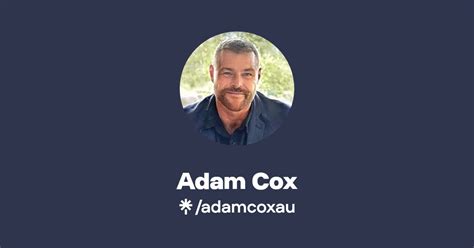 Adam Cox Instagram Facebook Linktree