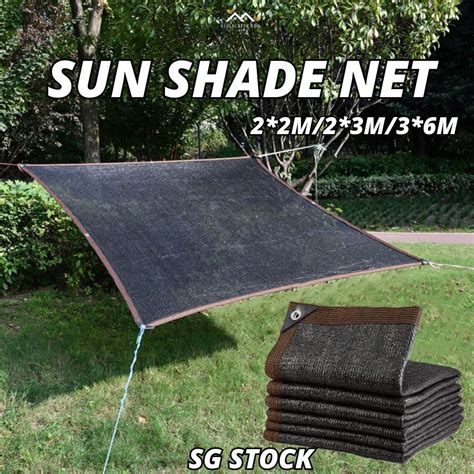 {SG} 2M 3M Sun Shade Net Sun Shade for Plants Sun Shelter Anti-UV Net