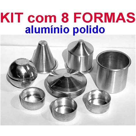 Kit Formas De Alum Nio Para Velas No Shoptime