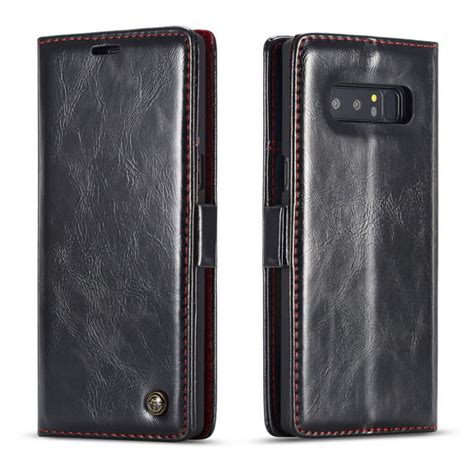 CaseMe Samsung Galaxy Note 8 Magnetic Flip PU Leather Wallet Case