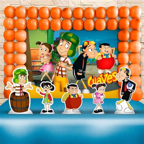 Kit Decoração De Festa Infantil Turma Do Chaves R 93 94 em Mercado Livre