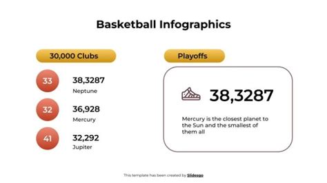 Basketball Infographics Template