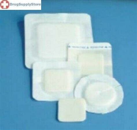 Polyderm Border Foam Dressing 4 X 4 Inch Box Of 10