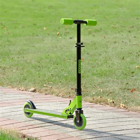 HOMCOM Trotinete para Crianças acima de 3 Anos Dobrável Scooter de 2