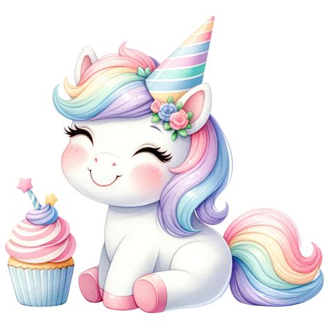 Cute Unicorn With Rainbow Unicorn Pmg Unicron Png Unicorn Images