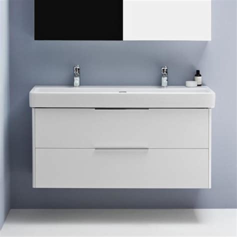 Laufen Pro S Lavabo Double Avec Meuble Sous Lavabo Base Tiroirs