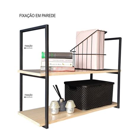 Trio De Suportes Estilo Industrial Duplo Grande De Teto E Parede Para