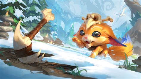 League Of Legends Gnar Wallpapers Wallpapersafari