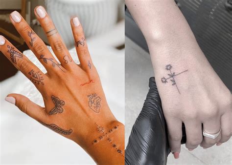 Ideas De Tatuajes Pequeños En La Mano Para Mujer Glamour