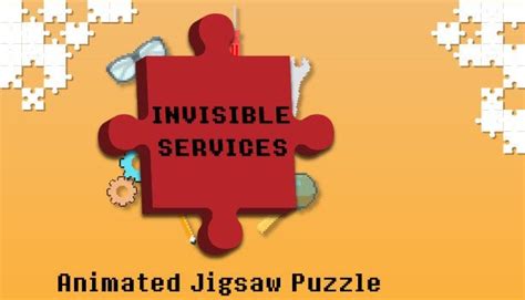 Invisible Services Pixel Art Jigsaw Puzzle Invisible Services Is A