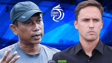 Duel Pelatih Arema Vs Persebaya Di BRI Liga 1 Waktunya Widodo Dan Paul