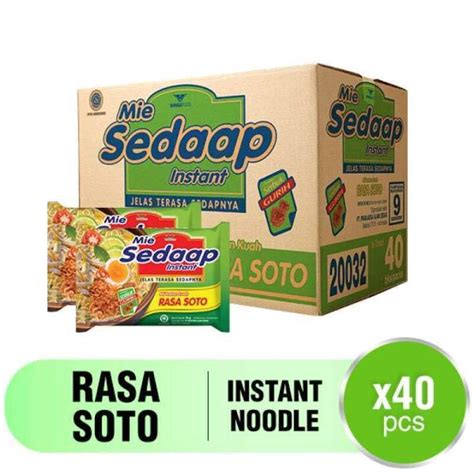 MIE SEDAAP SOTO 1 DUS Isi 40 Bungkus Lazada Indonesia