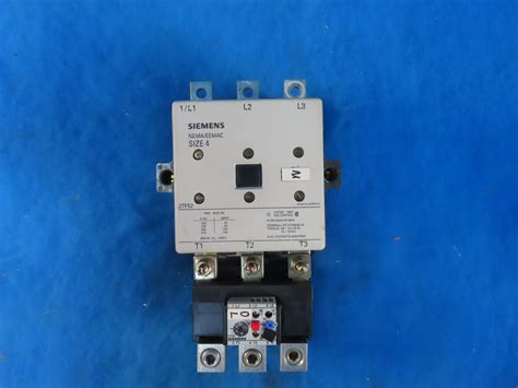 Siemens Contactor Tf Size A V Coil V W Relay Ua