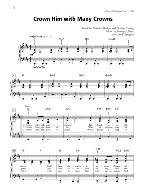 Hymns in Praise Style by Carol Tornquist - Piano Solo - Sheet Music ...