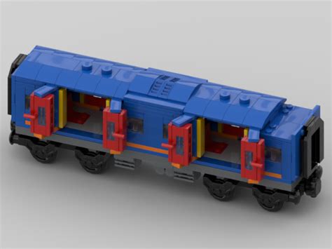 Lego Moc Class 450 Desiro 4 Carriage Emu Train In South West Trains Livery By Andy Ps Bricks