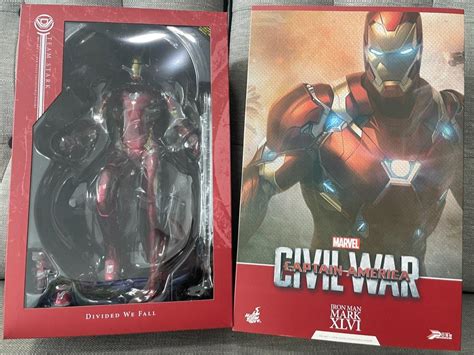 HOT TOYS PPS 003 Iron Man Mark XLVI 1 6th Scale CIVIL WAR Captain America Hobbies Toys