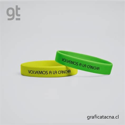 Pulseras de Silicona Personalizadas Gráfica Tacna