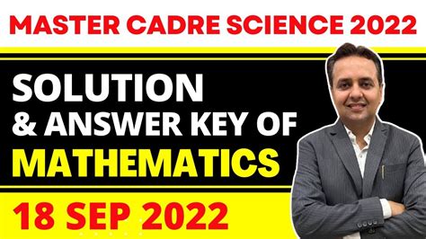 Master Cadre Math Answer Key Chetan Setia Math Tricks Best