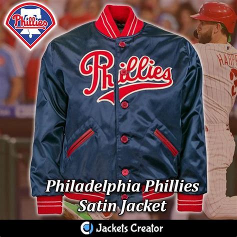 Authentic Philadelphia Phillies Jacket Jackets Creator Satin