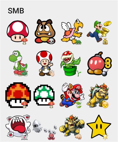 Super Mario Bros sticker set | Stickers