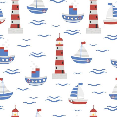 Children's illustration with a nautical theme 22975411 Vector Art at ...