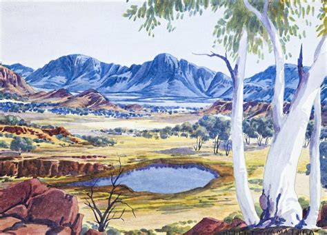 Albert Namatjira (1902-1959) - Arrernte Country Indigenous Australian ...