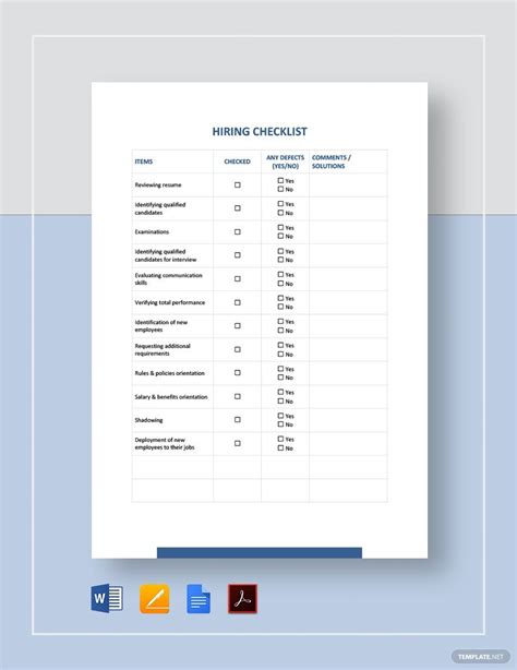 Onboarding Checklist Templates In Word Free Onboarding Template Word