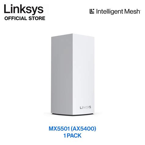 Linksys Atlas Pro 6 AX5400 Dual Band Mesh WIFI 6 System 1 Pack MX5501