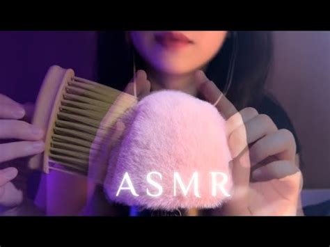 Asmr Fluffy Mic Brushing Fall Asleep Brain Massage For Sleep