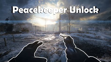 Peacekeeper Unlock In Battlefield 1 Youtube