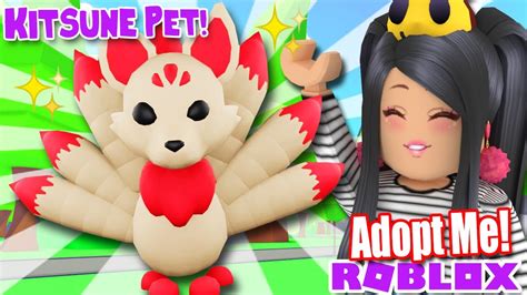 New Kitsune Pet 🤩 Adopt Me Roblox Robux Update News Tea Leaks Youtube