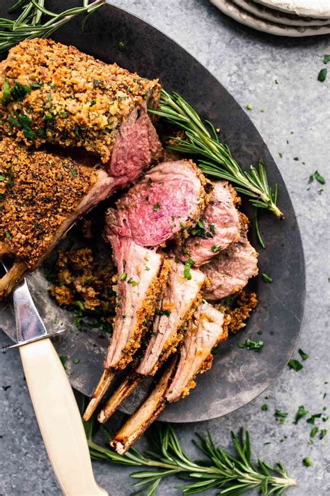 This Rack Of Lamb With Herb Crust Recipe Is Juicy Tender And Delicious