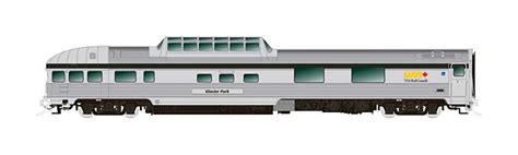 Rapido The Canadian Prestige Class 2 Chateau And Park 3 Car Add On Set Ready To Run Via