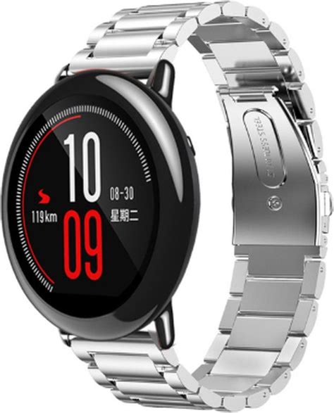 Stalen Smartwatch Bandje Geschikt Voor Xiaomi Amazfit Pace Stalen