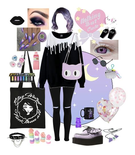 Harajuku Street Style Goth Look Independent Clothing Pastel Goth