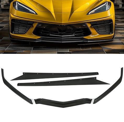 Amazon Hecasa Front Bumper Lip Side Skirt Compatible With