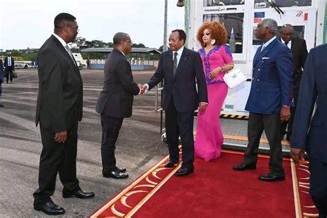 Paul et Chantal Biya retour triomphal à Yaoundé Meyomessala