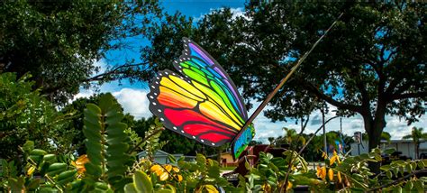 Okeechobee Main Street Inc Butterfly Garden Sculptures