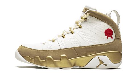 Jordan 9 Retro Premio Bin 23 White Metallic Gold 410917 101