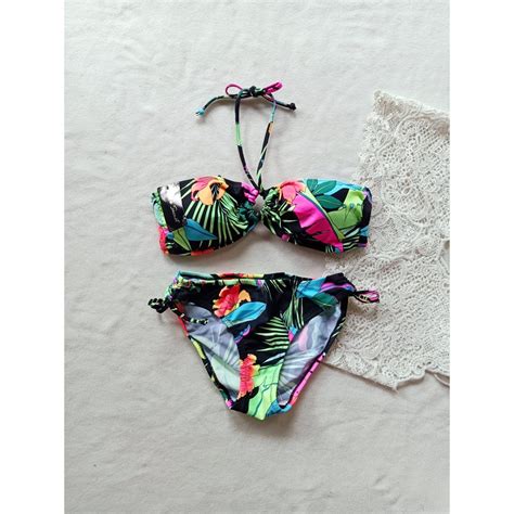 Jual Bikini Cod Motif Warna Korea Wanita Import R9A8 Big Size Lucu