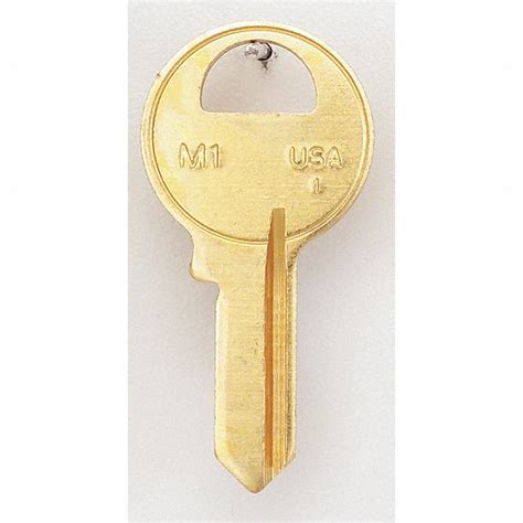 Kaba Ilco Masterr Padlock Key Blank 1gav3m1 Br Grainger