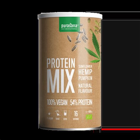 Vegan Protein Powder Mix Of Sunflower Hemp And Pumpkin Natural