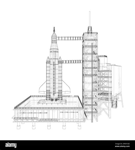 Space Shuttle Blueprint Hi Res Stock Photography And Images Alamy