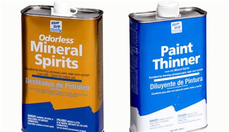 Paint Thinner Vs Mineral Spirits Which One Is Better