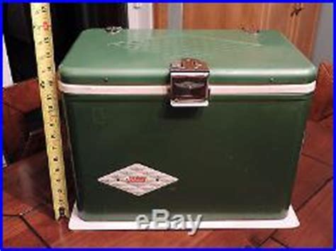 Metal Ice Chest | Coleman cooler green metal diamond vintage Supernatural