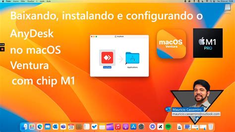 Baixando Instalando E Configurando O Anydesk No Macos Ventura Chip