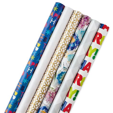 All Occasions Wrapping Paper Rolls 6 Pack Wrapping Paper Hallmark