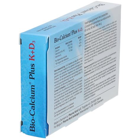 Pharma Nord Bio Calcium Plus Kd3 60 St Farmaline